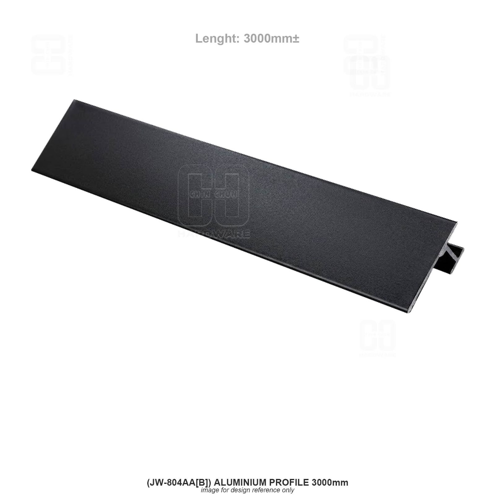 (JW-804AA[B]) ALUMINIUM PROFILE 3000mm