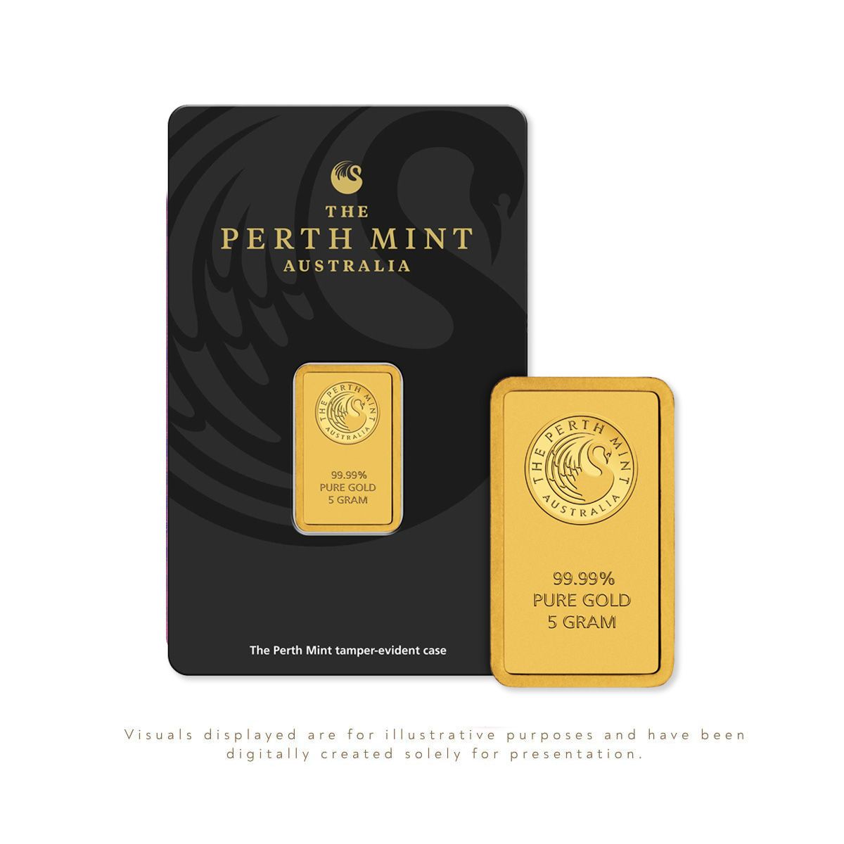 The Perth Mint | Kangaroo Gold Minted Bar Au999.9 (5g)