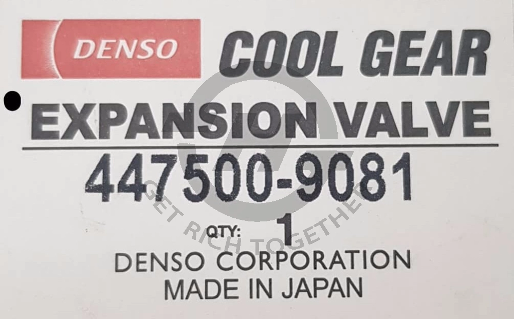 TOYOTA ALTIS ESTIMA CAMRY ALPHAD(INNOVA REAR) A/C EXPANSION VALVE DENSO COOL GEAR 447500-9081 OEM