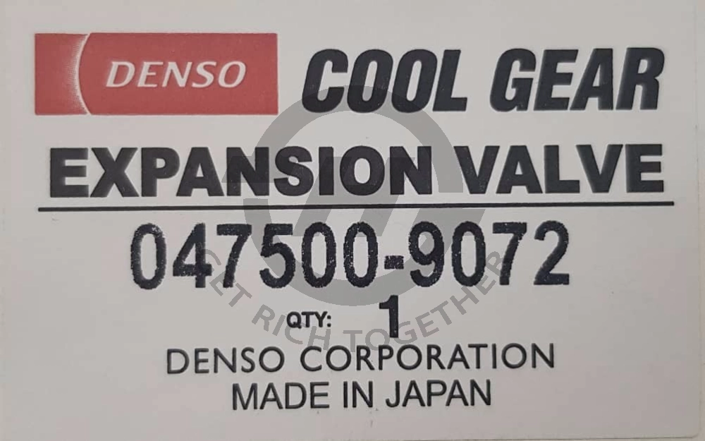 TOYOTA MITSUBISHI A/C EXPANSION VALVE DENSO 447500 1730 COOL GEAR 047500 9072 COOL GEAR (OEM)