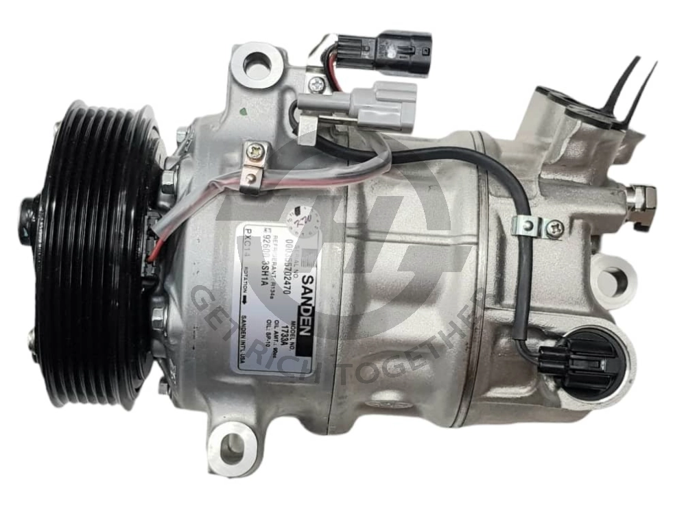 NISSAN C27 SLYPHY B17 TEANA L33 COMPRESSOR SANDEN OEM PXC14-1733A 4940 92600 3SH1A