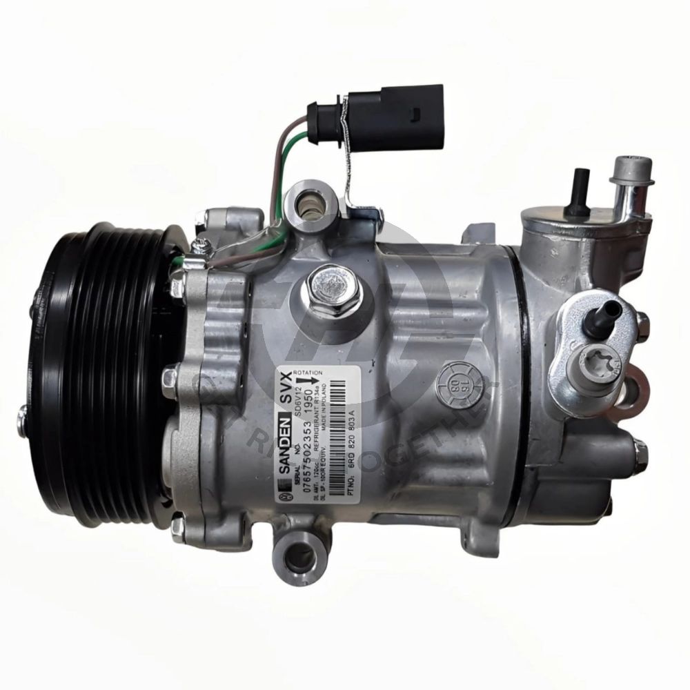 VOLKSWAGEN POLO 1.6 SKODA COMPRESSOR SANDEN 6V12 SD1950 1917 6RD 820 803 A 6RF820803B 6RF820803A 6RD820803D 