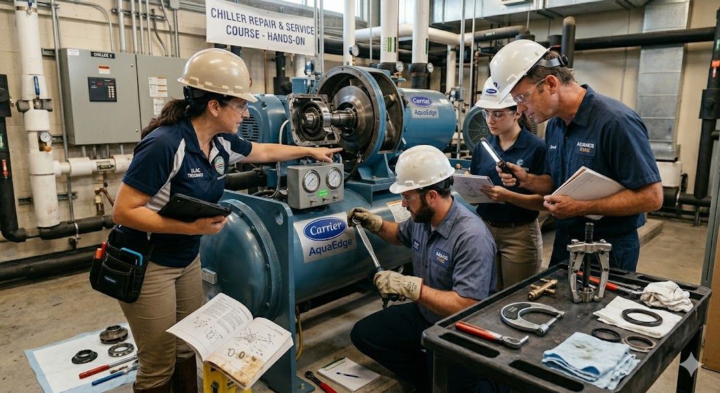 Chiller compressor repair and service course