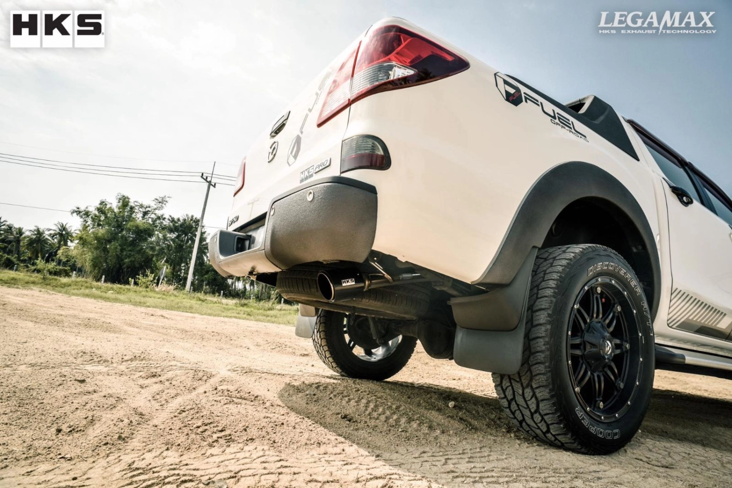 HKS LEGAMAX MAZDA BT50 2011+ Carbon tail