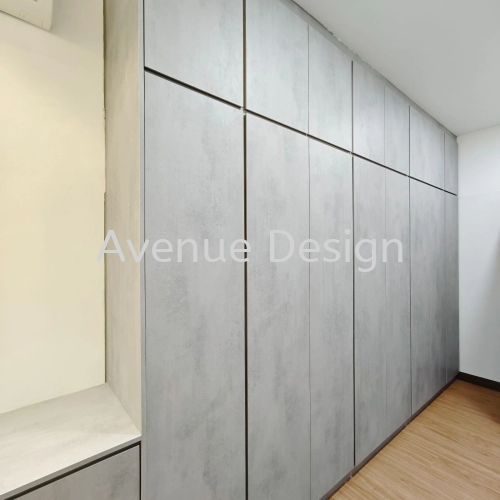 Melamine Swing Door Wardrobe at Petaling Jaya