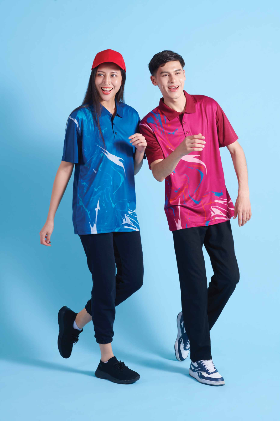 Custom Unisex Sublimation Mini Eyelet Polo Shirt Malaysia | Breathable Quick Dry Corporate, Sports & Event Uniform Printing