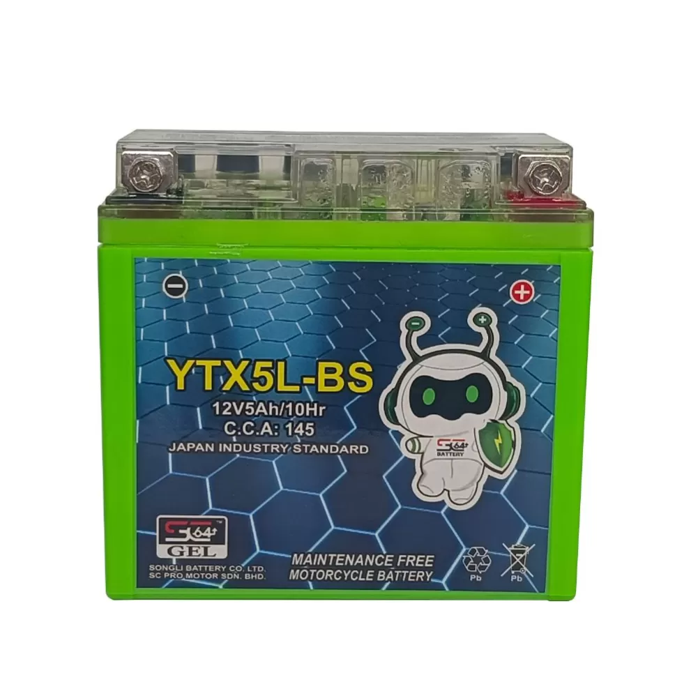 YTX5L-BS Gel Selangor, Klang, Kuala Lumpur (KL), Malaysia Supplier, Seller,  Distributor | SC PRO MOTOR SDN BHD