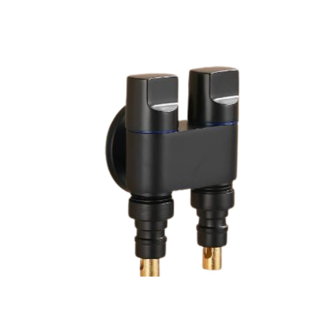 Double Stop Angle Valve With Washing Machine Faucet #KS-QYT236-VA2