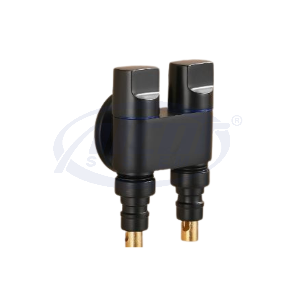 Double Stop Angle Valve With Washing Machine Faucet #KS-QYT236-VA2