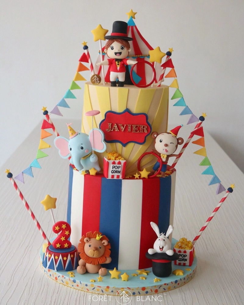 Carnival Circus Cake 