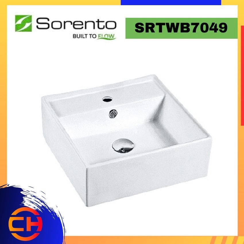 SORENTO COUNTERTOP & WALL HUNG BASINS SRTWB7049 ( L460xW460xH160mm )