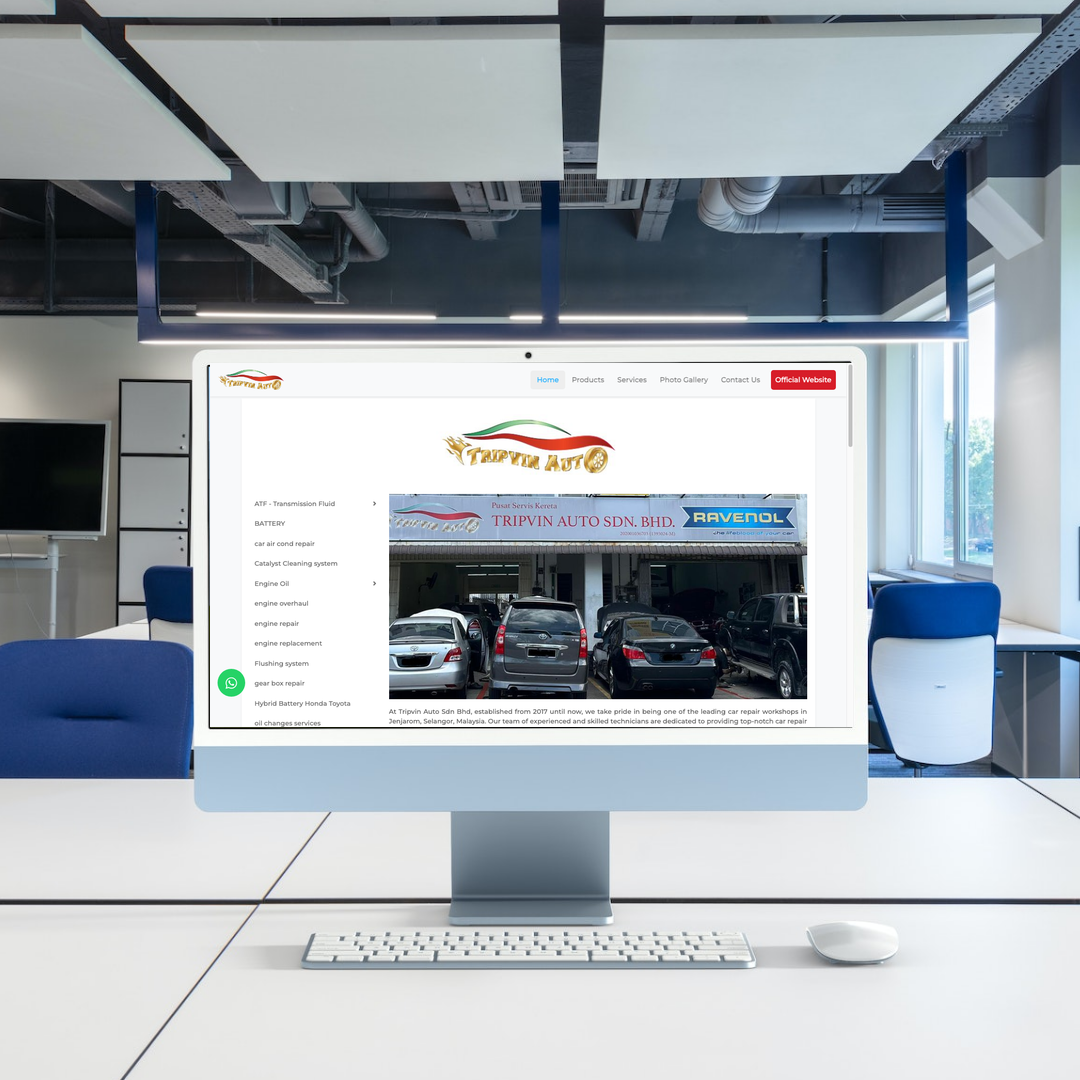 Car Repair Shop Jenjarom Web Design | SEO | Digital Marketing | Selangor