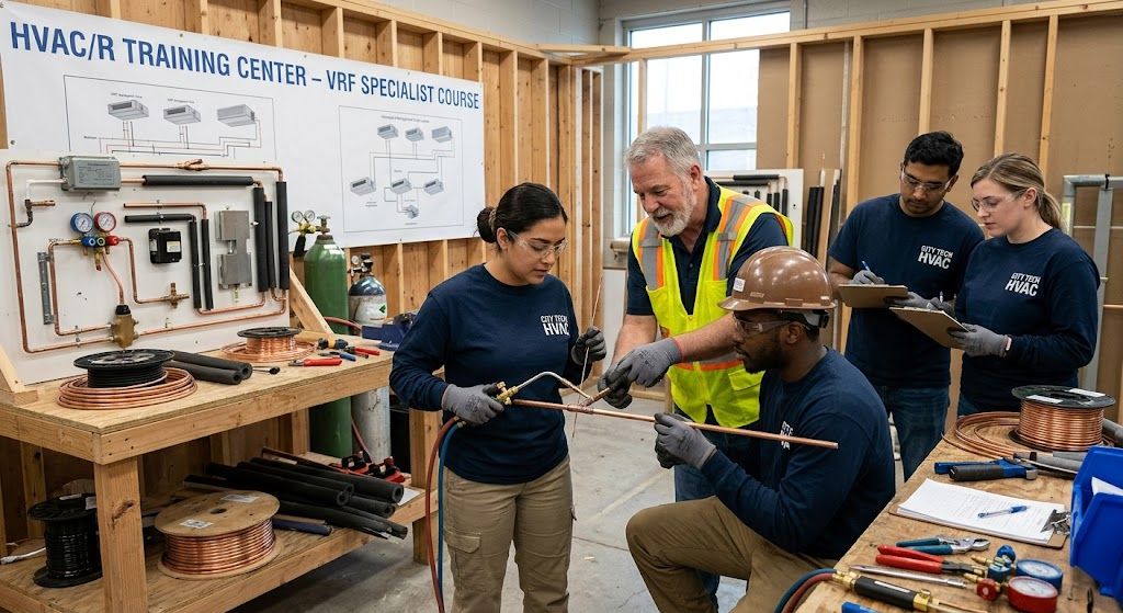 VRF piping installation training