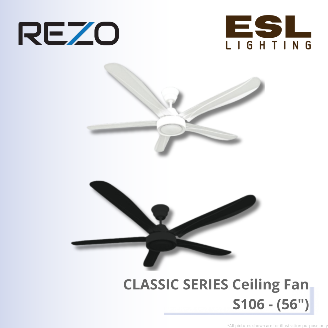 REZO CLASSIC SERIES Ceiling Fan S106 - 56"