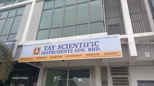 TAY SCIENTIFIC OUTDOOR METAL G.I SIGNAGE SIGNBOARD BIASA AT TEMERLOH PAHANG MALAYSIA