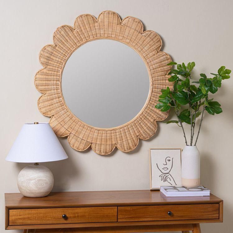 MIR 044 -  RATTAN MIRROR