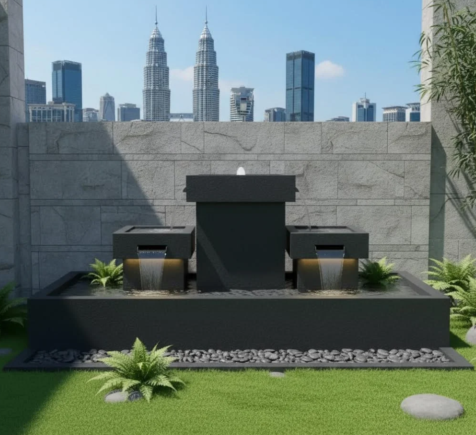 Best Landscape Water Feature Contractor Malaysia 马来西亚景观水景承包商 Kontraktor Ciri Air Landskap Malaysia