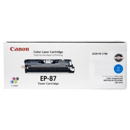 Canon EP87 CYAN Original Colour Toner (for LBP-2410)