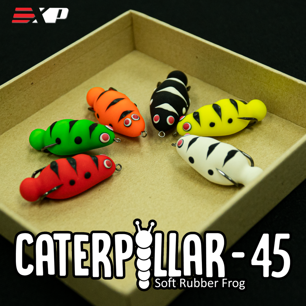 EXP caterpillar 45 Soft Rubber Frog