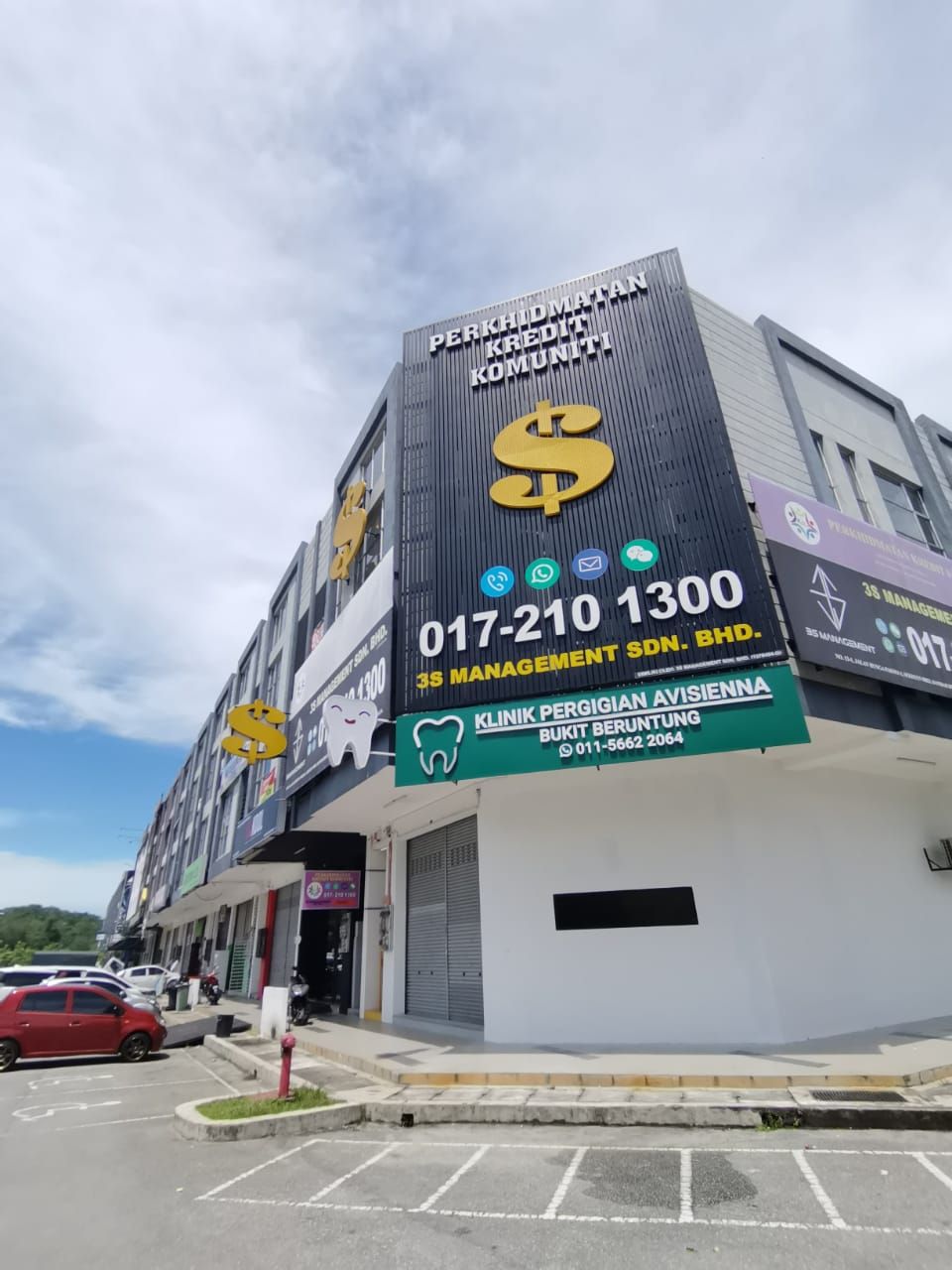 $ Kedai Pajak Signage | 3D Box up lettering signange