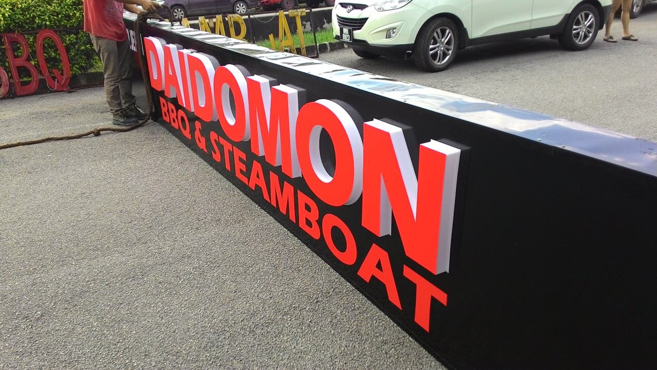 3D BOX UP LETTERING SIGNBOARD MAKER AT SEREMBAN | MELAKA