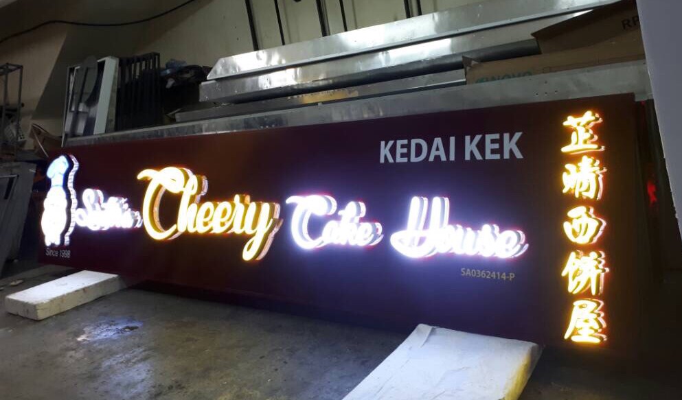 3D BOX UP LETTERING SIGNBOARD AT KUALA LUMPUR (KL)