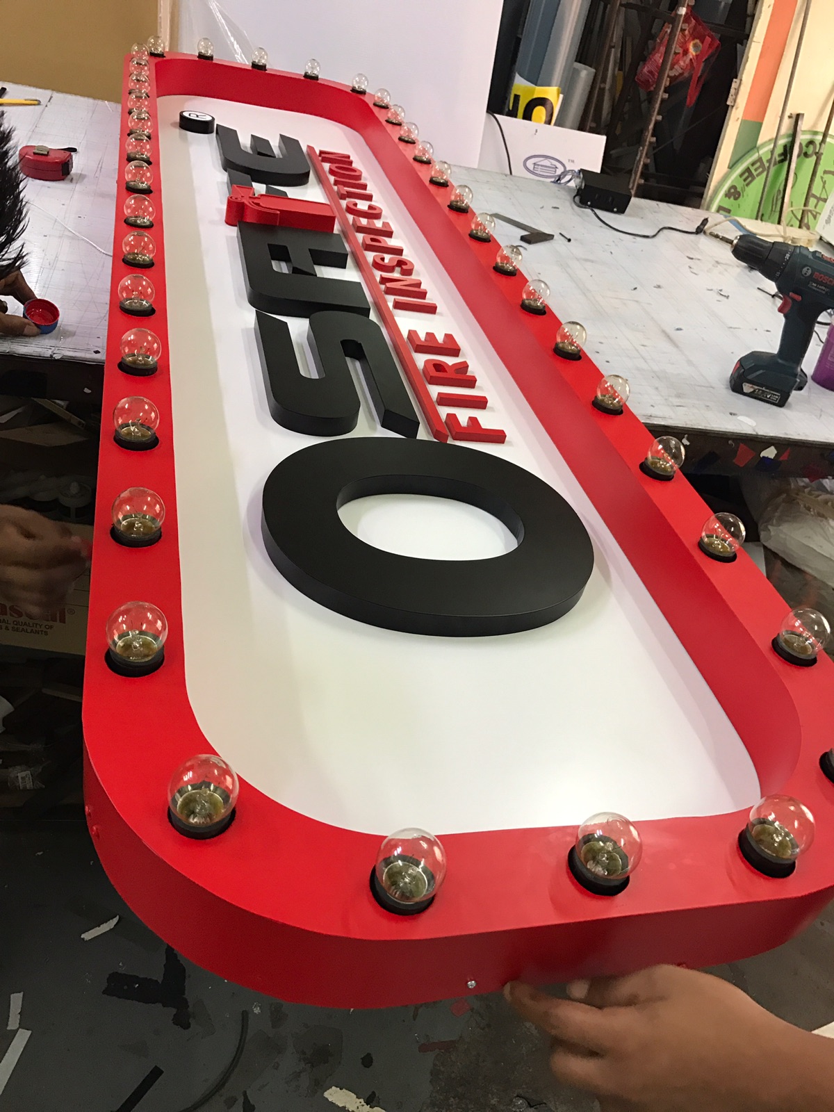 LIGHT BULB SIGNBOARD SOLUTIONS AT MALAYSIA | KEPONG | TAMAN KENCANA