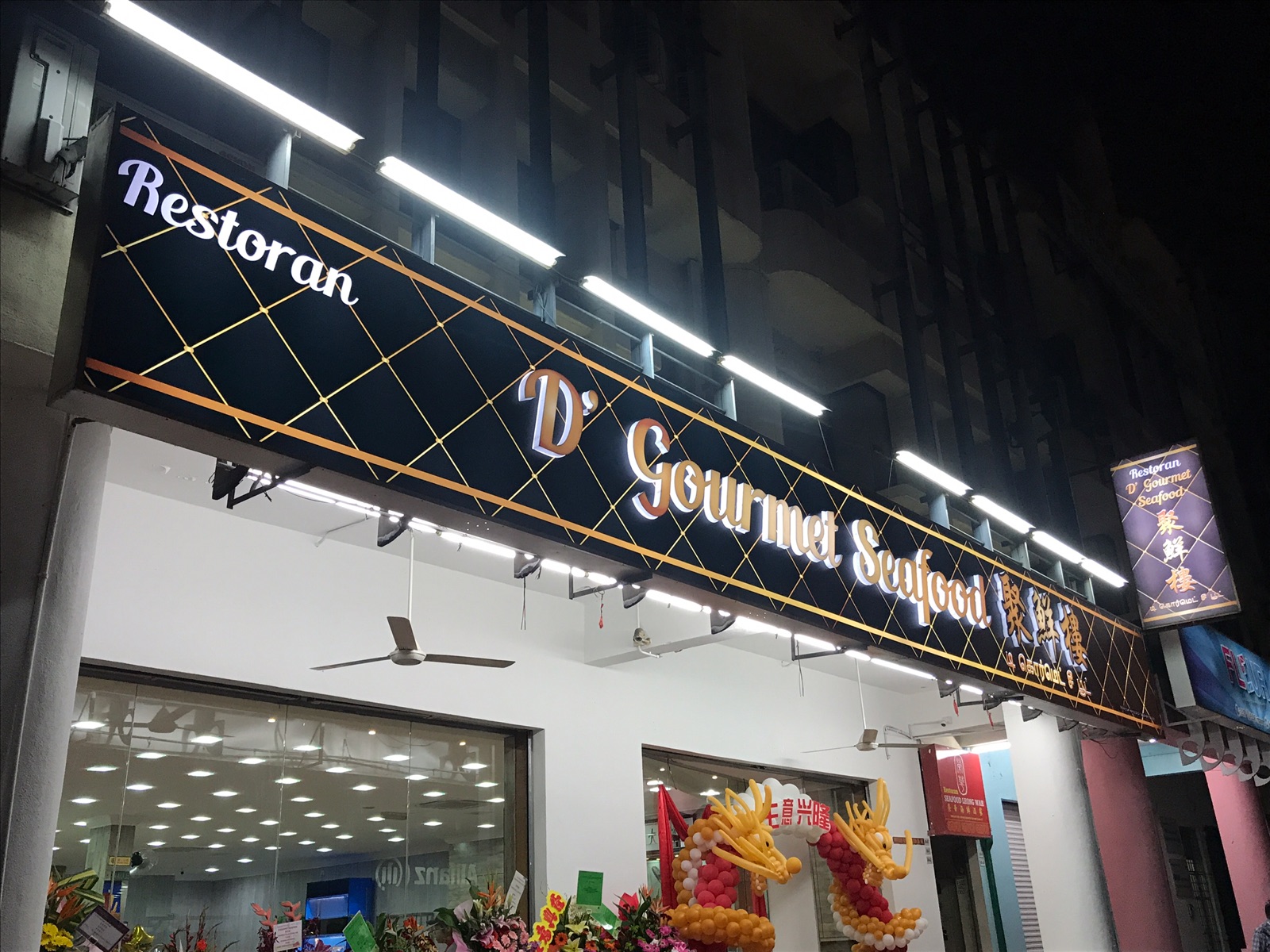 3D BOX UP LETTERING SIGNBOARD AT KUALA LUMPUR (KL)