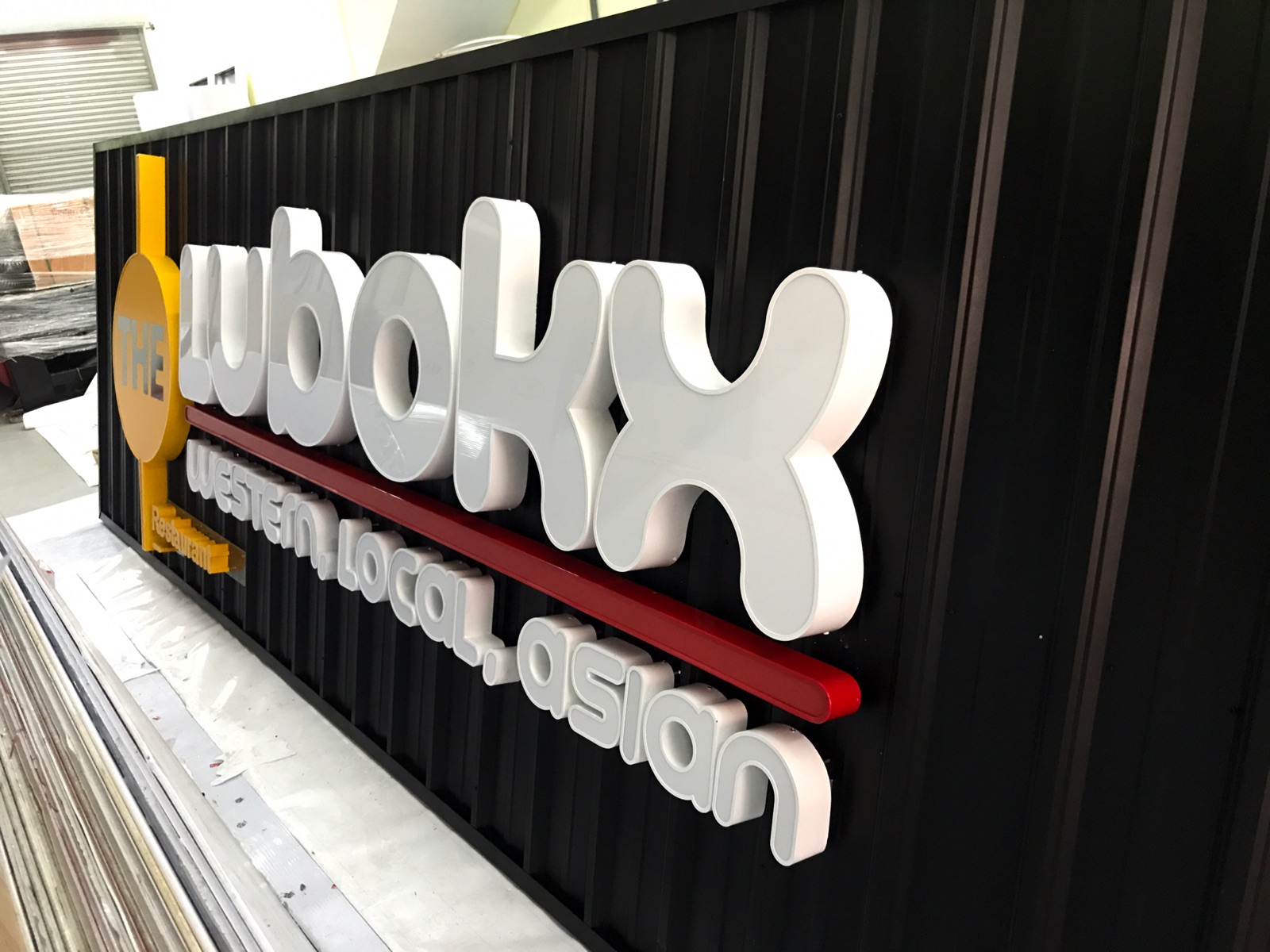 3D BOX UP LETTERING SIGNBOARD AT KUALA LUMPUR (KL)