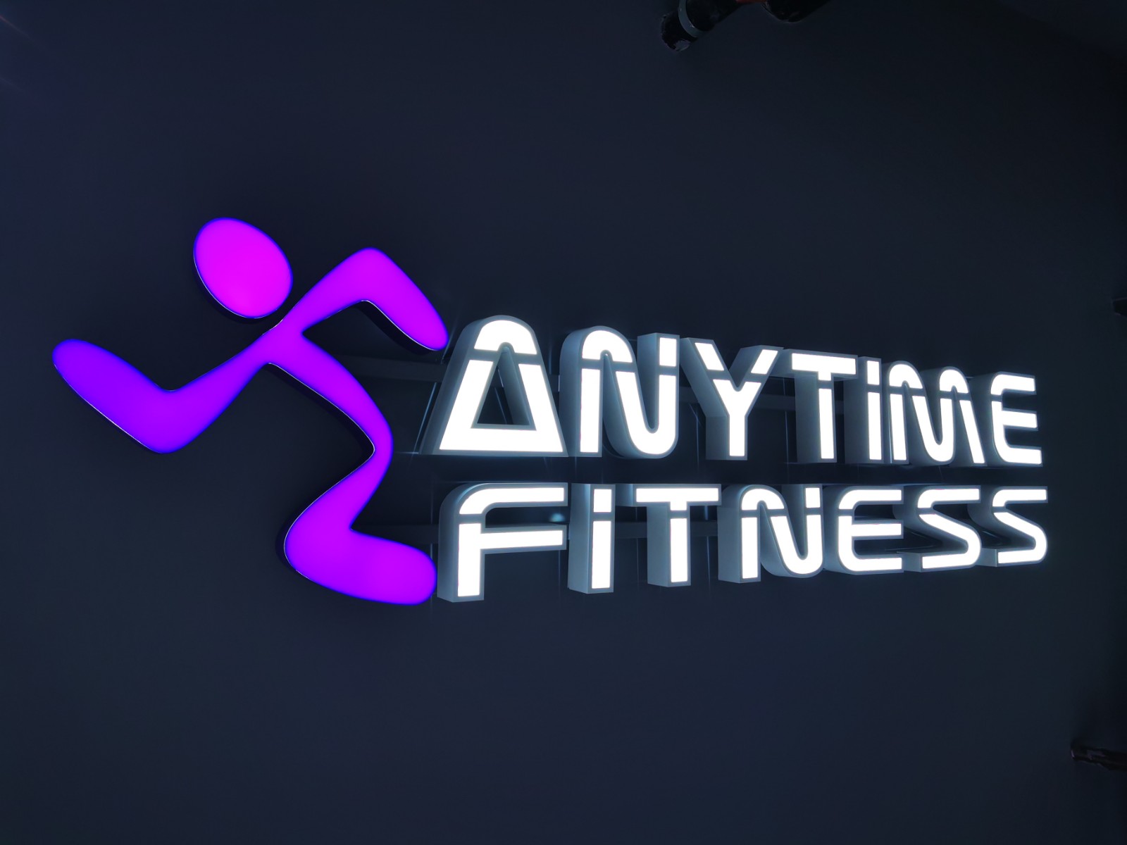 *Anytime Fitness* LED Box Up Lettering