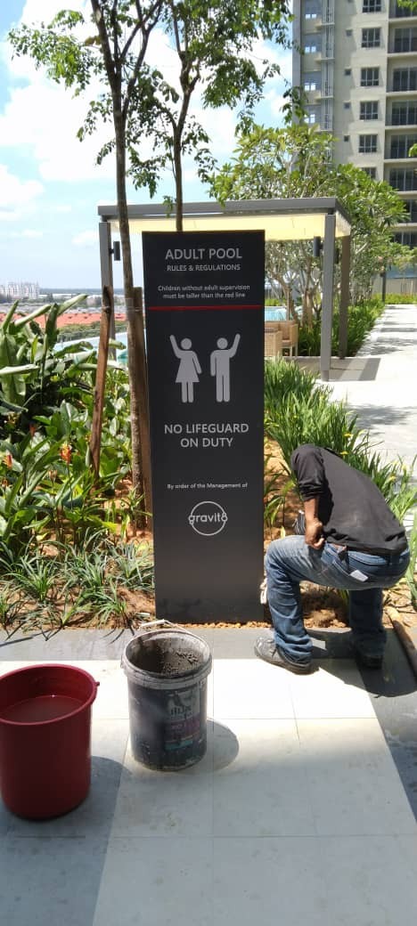 PYLON POLE SIGNAGE AT MALAYSIA | KUALA LUMPUR (KL) | AMPANG