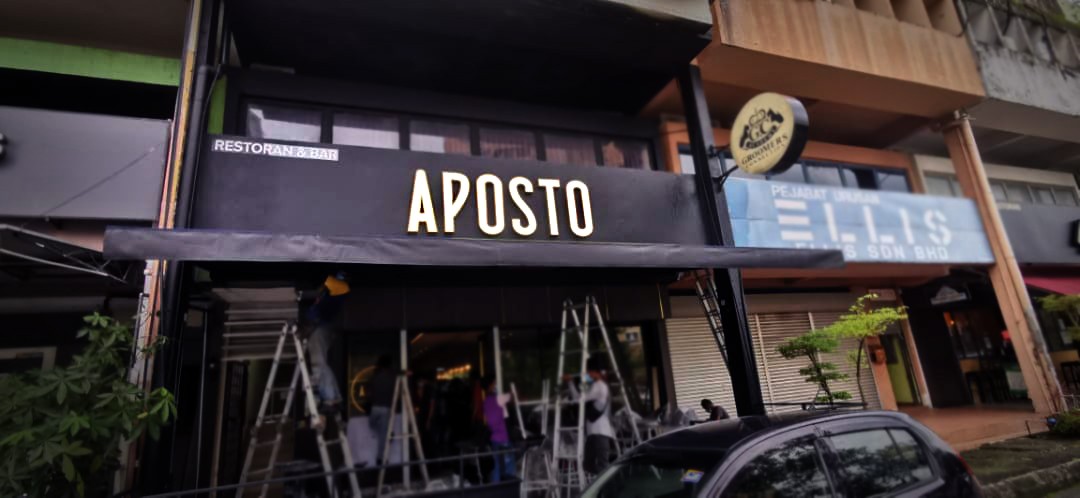 3D LED BOX UP LETTERING SIGN AT MALAYSIA | KUALA LUMPUR (KL)