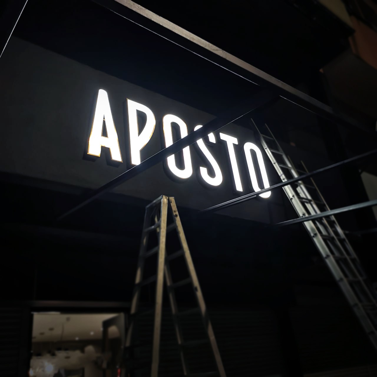 3D Box Up Signboard