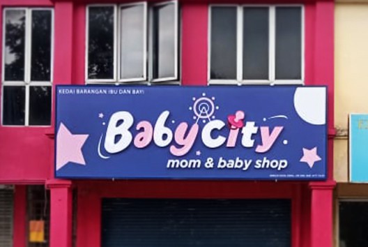 *Babycity* 3D Box Up Signboard
