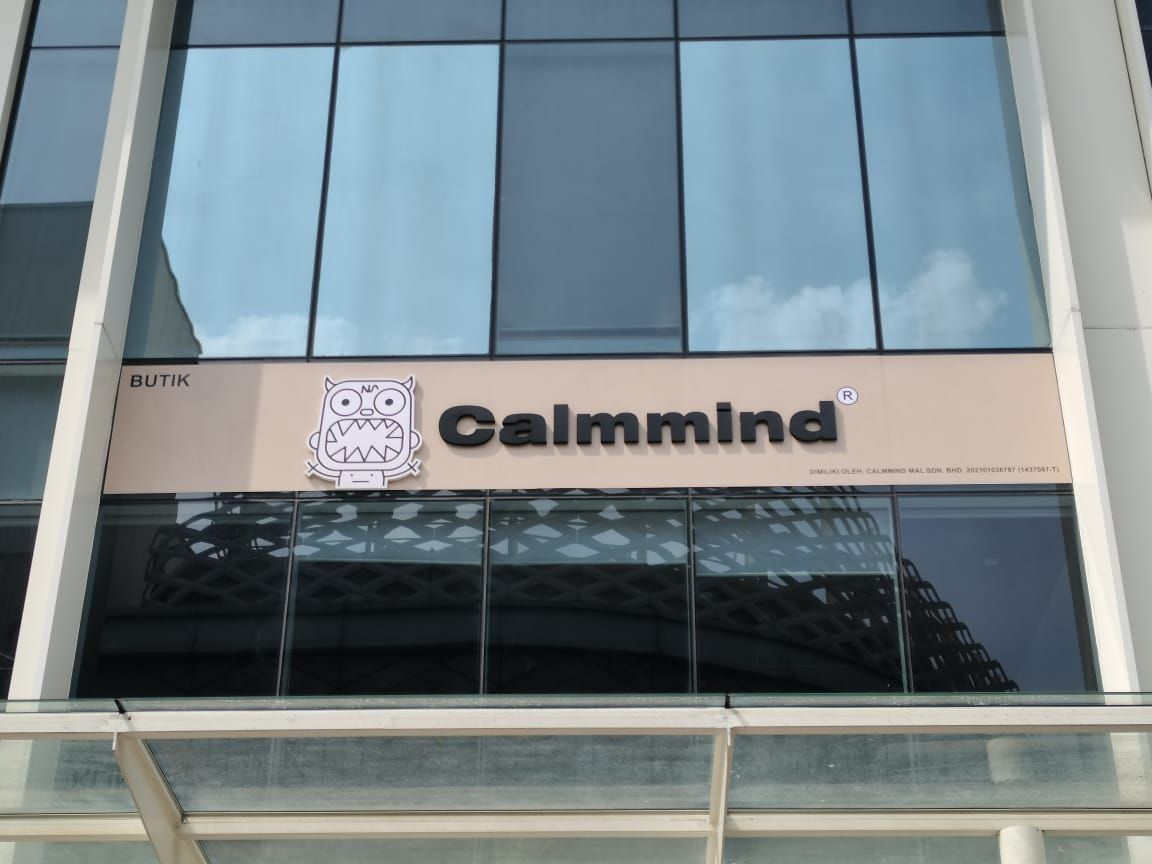 Calmmind 3D Box Up Lettering Signboard