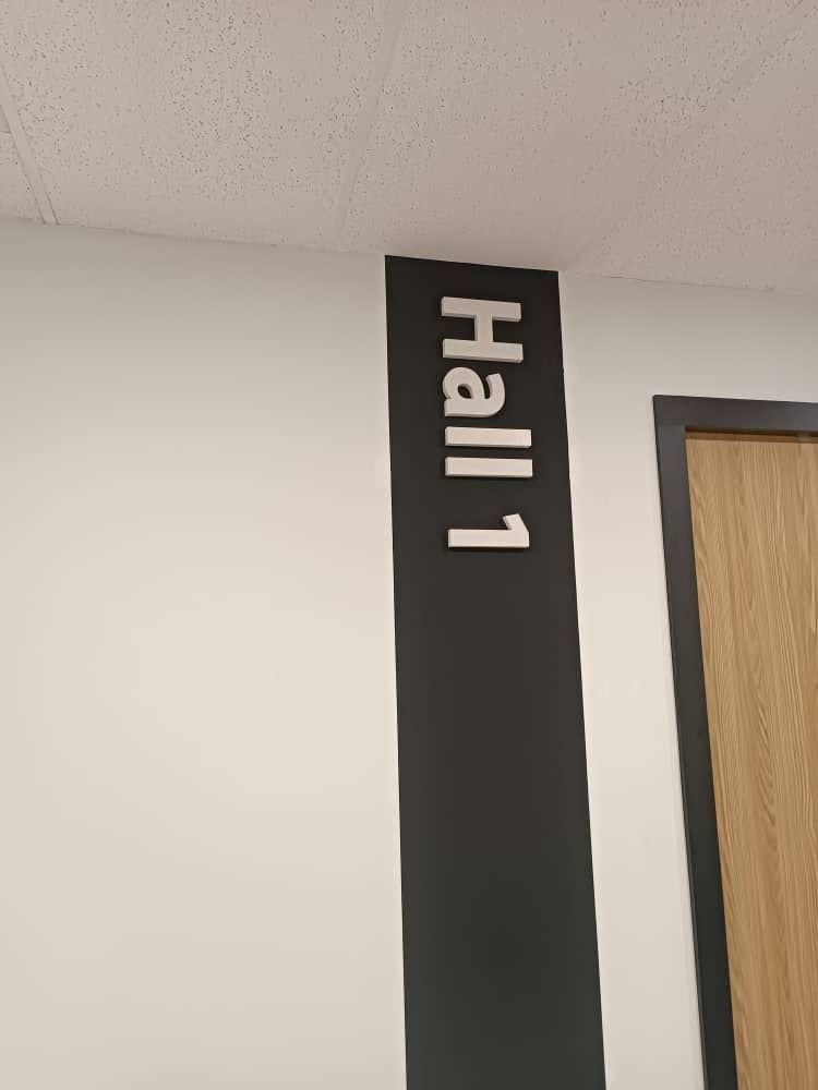 Hallway sticker printing