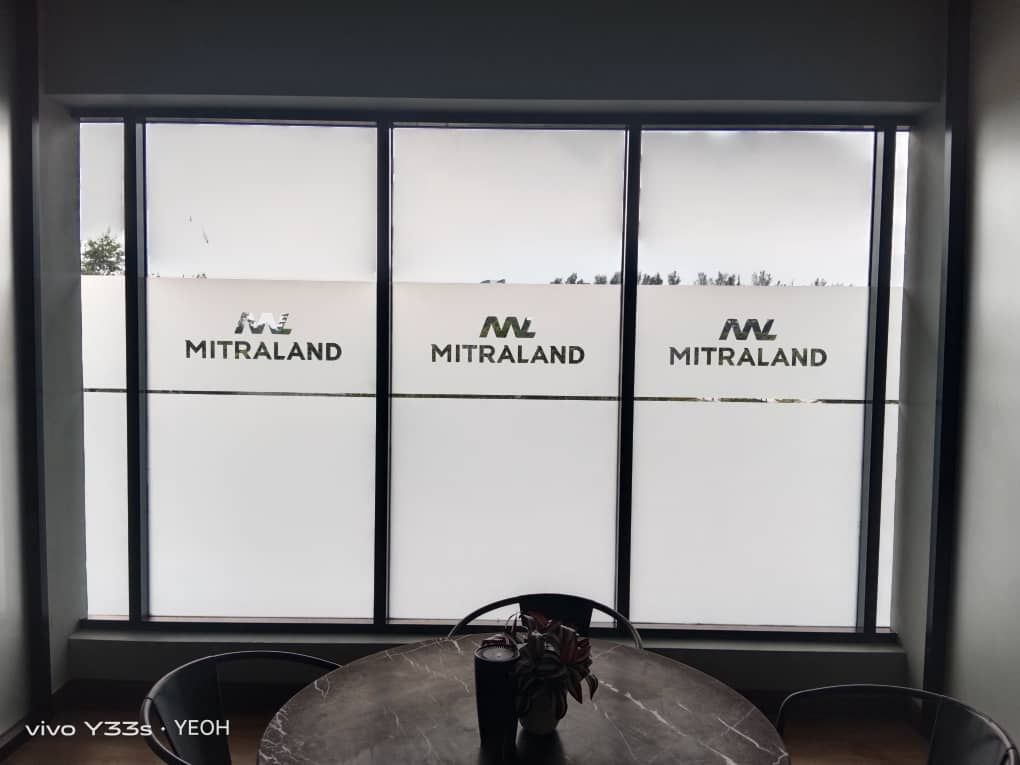 Mitraland Gravit 8 Glass Door Frosted Sticker  