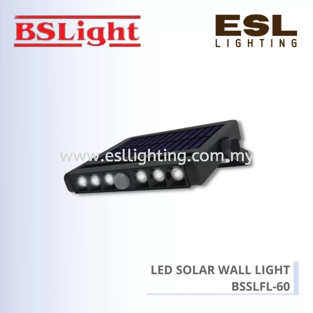 BSLIGHT LED SOLAR WALL LIGHT 60W - BSSLFL-60 IP54