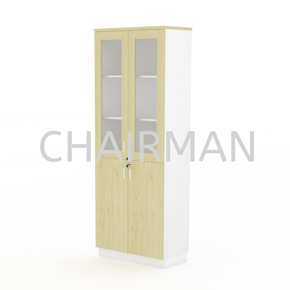 HG21 Glass Swinging Door High Cabinet