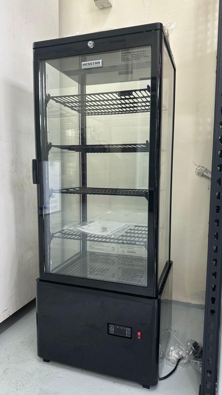 Hesstar 98L 4 Side Glass Display Chiller HDS-NF98G4