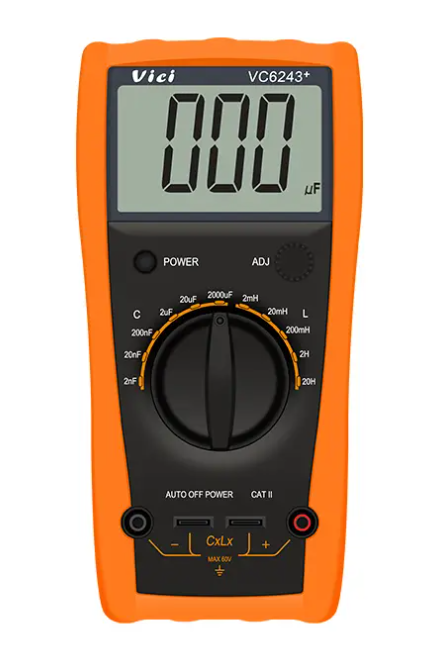 Vici VC6243+ High Accuracy Digital Capacitance Inductance tests, Capacitor self-discharge (avoid burning the meter).