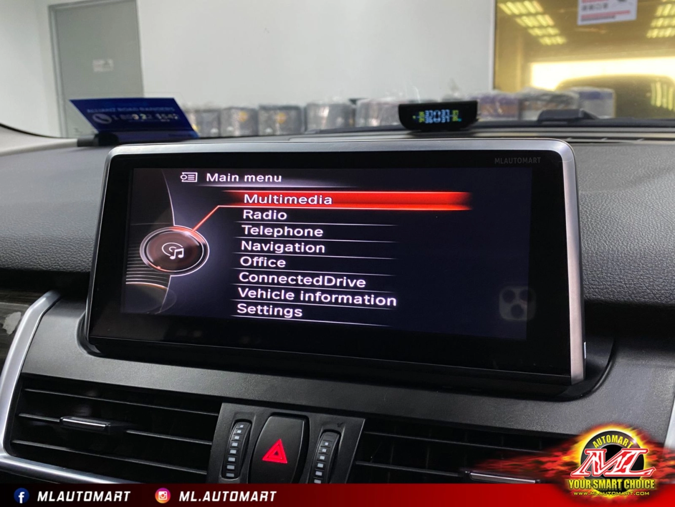 BMW 2 Series F45 Android Monitor