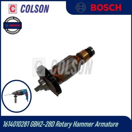 BOSCH 1614010281 GBH2-28D Rotary Hammer Armature - COLSON MACHINERY SDN BHD