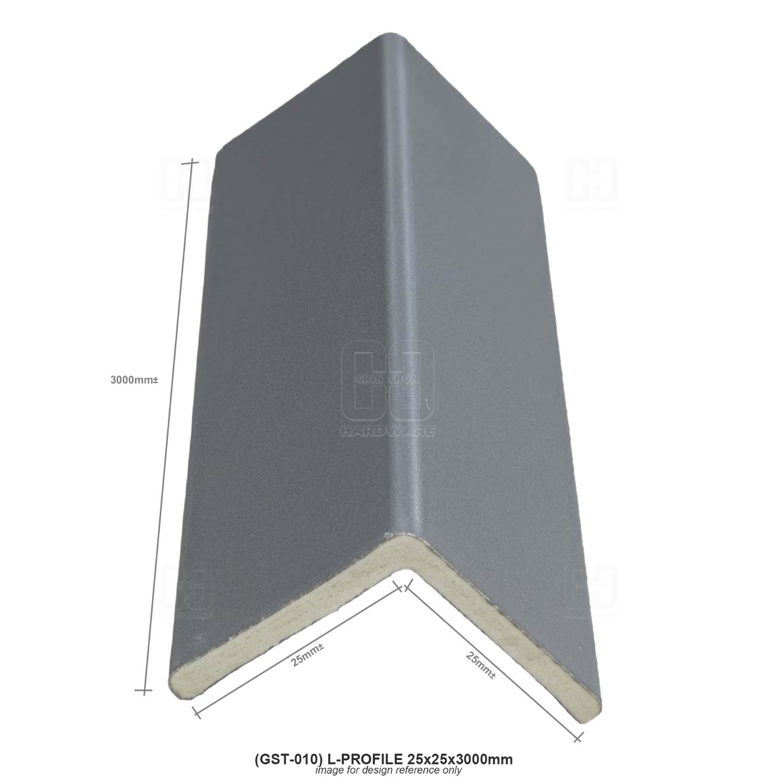 (GST-010) L-PROFILE 25x25x3000mm