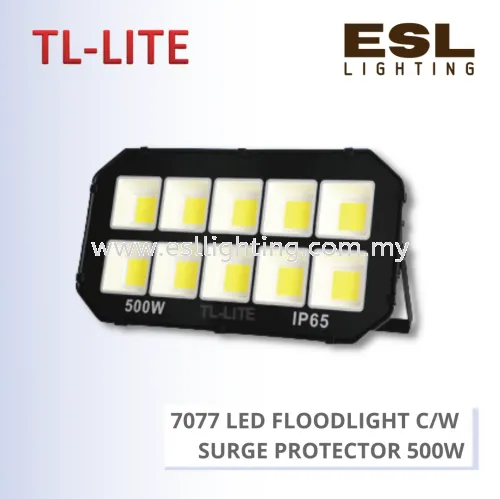 [DISCONTINUE] TL-LITE FLOODLIGHT - 7077 LED FLOODLIGHT C/W SURGE PROTECTOR - 500W