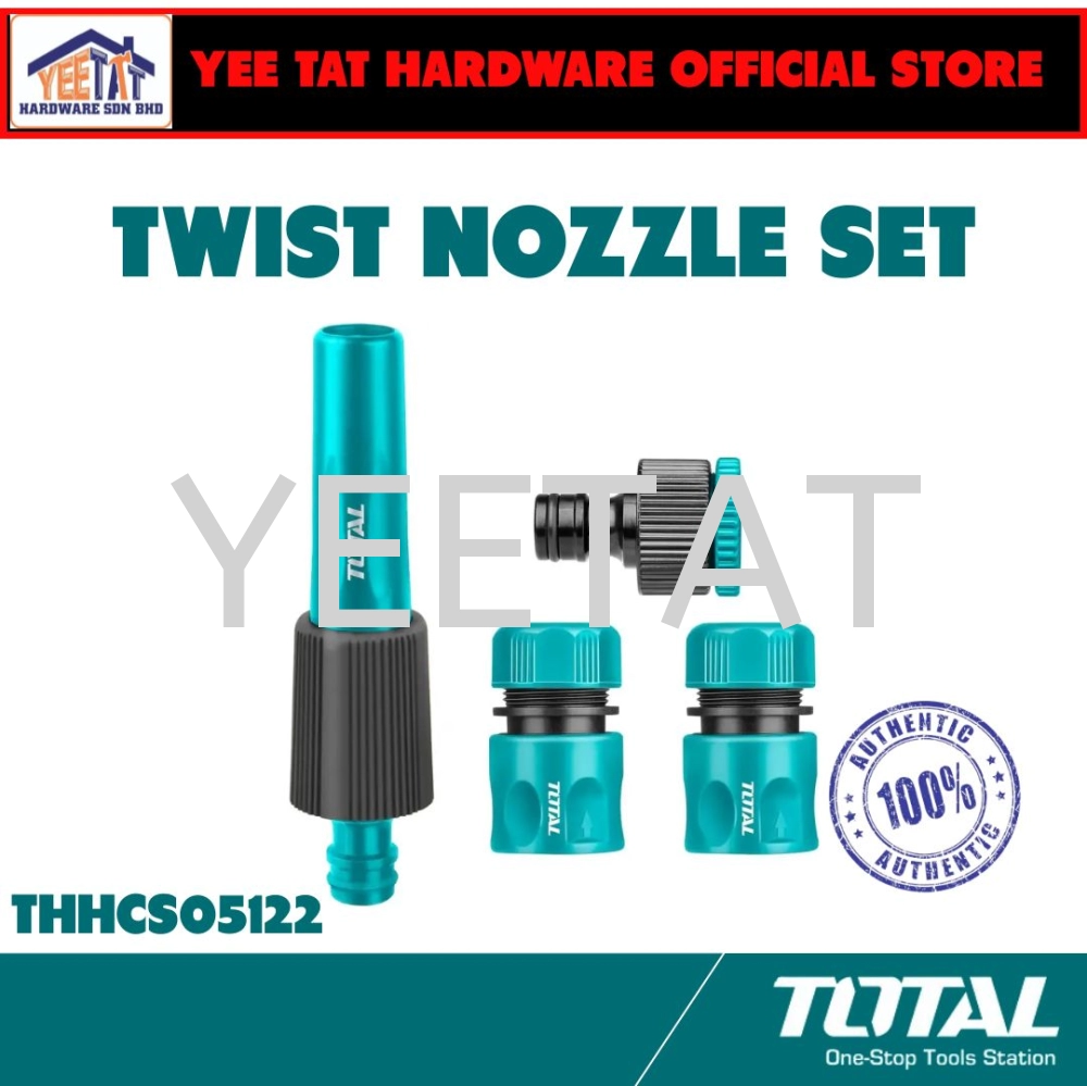 [ TOTAL ] THHCS05122 TWIST NOZZLE SET 5 PIECE