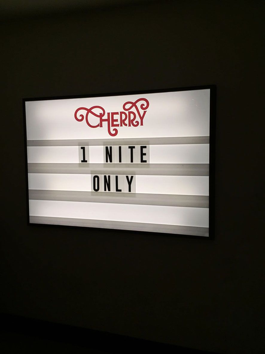 Aluminum Light-Box with 3D Acrylic_Cherry Club