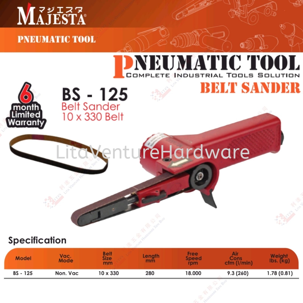 MAJESTA BRAND BELT SANDER - BS125