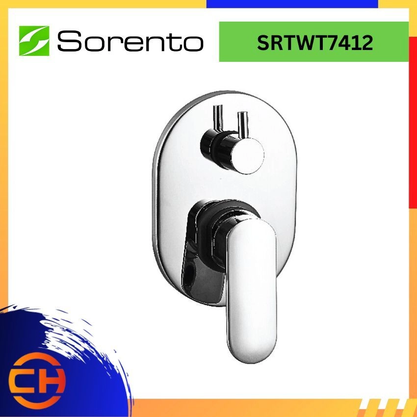 SORENTO BATHROOM SHOWER MIXER TAP SRTWT7412 Concealed Bath & Shower Mixer with Diverter 