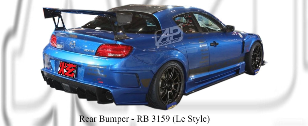 Mazda RX8 Le Style Rear Bumper Mazda Johor Bahru JB Malaysia Body Kits ...